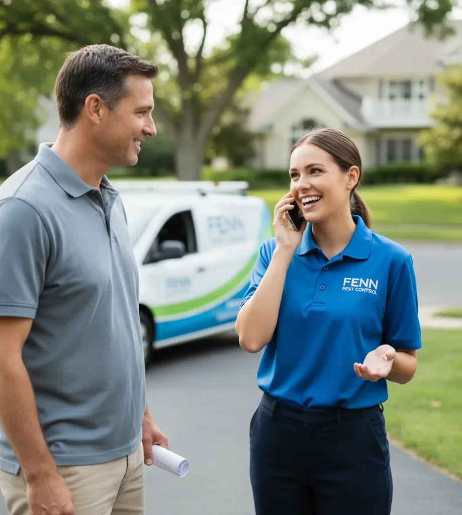 Fenn Pest Control customer support in Whitney